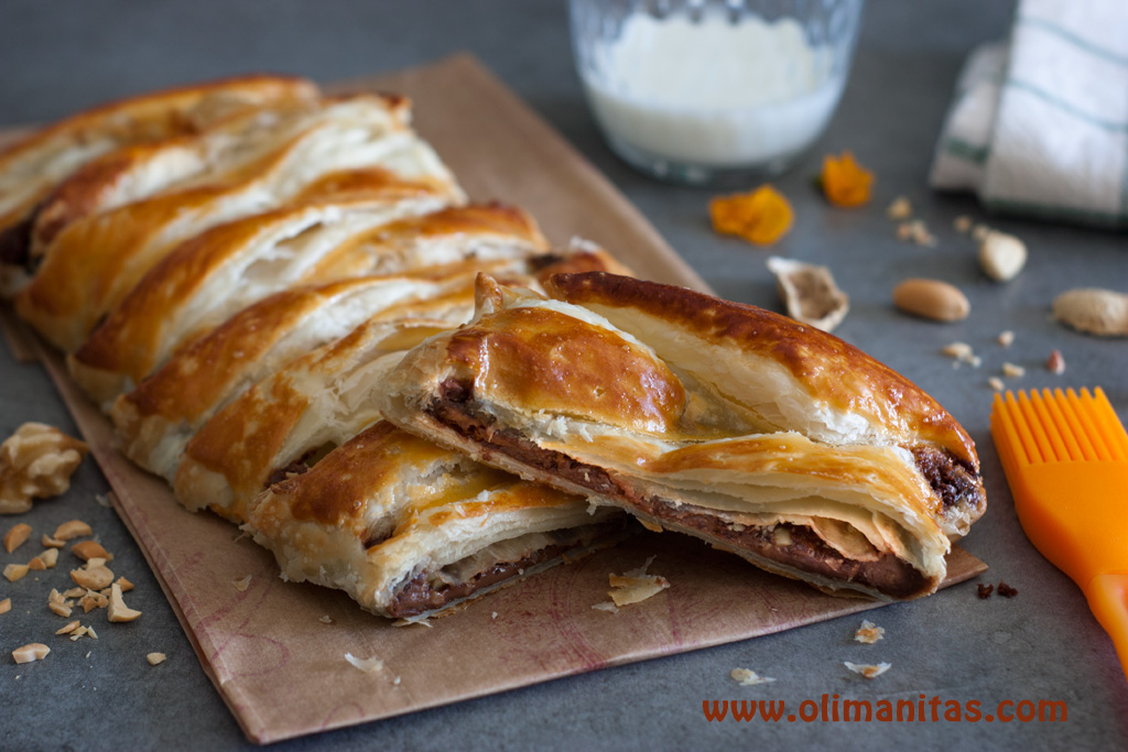 Trenza De Hojaldre Y Chocolate Olimanitas